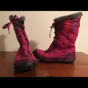 Columbia winter boots size 6 women/big girls